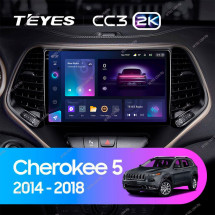 Штатная магнитола Teyes CC3 2K 360 6/128 Jeep Cherokee 5 KL (2014-2018)