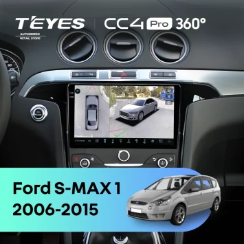 Штатная магнитола Teyes CC4 Pro 360 8/128 Ford S-MAX 1 (2006-2015) F3