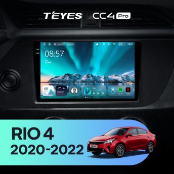 Штатная магнитола Teyes CC4 Pro 8/128 Kia Rio 4 IV FB (2020-2022)