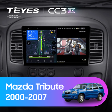 Штатная магнитола Teyes CC3 2K 4/64 Mazda Tribute (2000-2007)