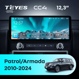 Штатная магнитола Teyes CC4 12.3" 6/64 Nissan Patrol Y62 (2010-2024)