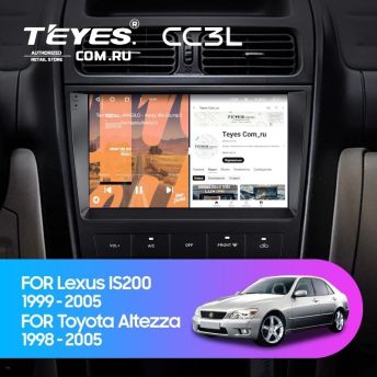 Штатная магнитола Teyes CC3L 4/32 Toyota Altezza XE10 (1998-2005)