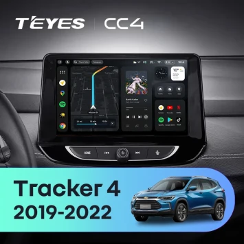 Штатная магнитола Teyes CC4 6/64 Chevrolet Tracker 4 (2019-2022) Тип-A (0din)