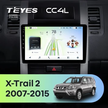 Штатная магнитола Teyes CC4L 4/64 Nissan X-Trail T31 (2007-2015)