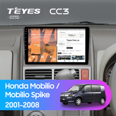 Штатная магнитола Teyes CC3 4/32 Honda Mobilio (2001-2008)