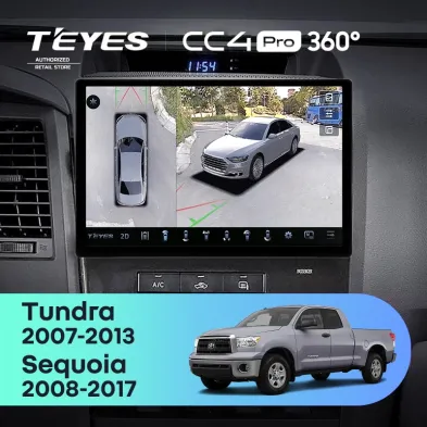 Штатная магнитола Teyes CC4 Pro 360 12/256 Toyota Tundra XK50 (2007-2013) (11")