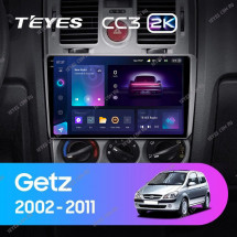 Штатная магнитола Teyes CC3 2K 4/32 Hyundai Getz (2002-2011) F2