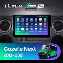 Штатная магнитола Teyes SPRO Plus 4/32 GAZ Gazelle Next (2013-2021) F3