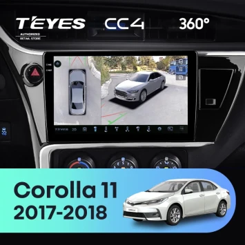 Штатная магнитола Teyes CC4 360 8/128 Toyota Corolla 11 (2017-2018) F2