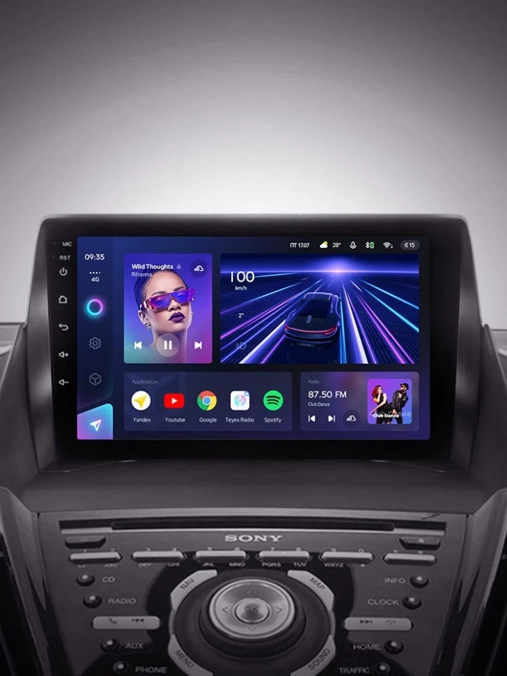 Штатная магнитола Teyes CC3 4/32 Ford Kuga 2 (2012-2019) Тип-A