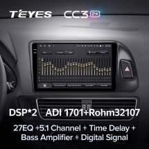 Штатная магнитола Teyes CC3 2K 360 6/128 Audi Q5 8R (2008-2017) Тип-А