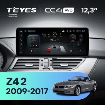 Штатная магнитола Teyes CC4 Pro 12.3" 12/256 BMW Z4 2 E89 (CIC) (2009-2017)