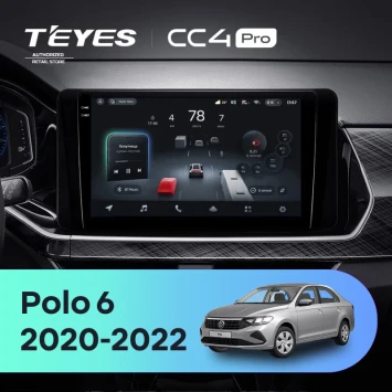 Штатная магнитола Teyes CC4 Pro 12/256 Volkswagen Polo Mk6 (2020-2022) F3