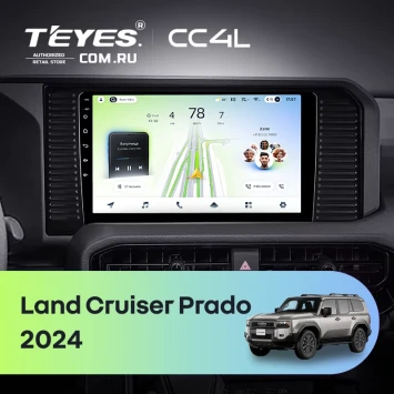 Штатная магнитола Teyes CC4L 6/64 с DTS Toyota Land Cruiser Prado 250 (2024-2026)