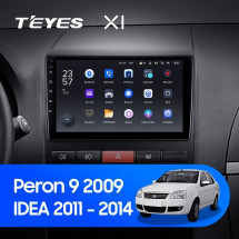 Штатная магнитола Teyes X1 4G 2/32 Fiat Peron 9 2009 Idea (2011-2014)