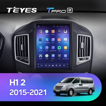 Штатная магнитола Tesla style Teyes TPRO 2 4/64 Hyundai H1 TQ (2015-2021)