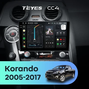 Штатная магнитола Teyes CC4 6/64 SsangYong Korando Sports (2005-2017)