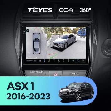 Штатная магнитола Teyes CC4 360 6/64 Mitsubishi ASX (2016-2026) Тип-B Правый руль