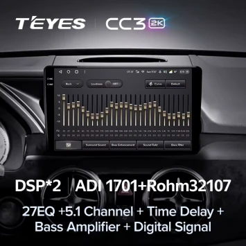 Штатная магнитола Teyes CC3 2K 4/64 Mercedes-Benz GLK-Class X204 (2012-2015)
