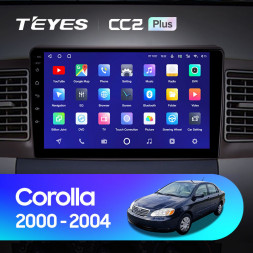 Штатная магнитола Teyes CC2 Plus 4/32 Toyota Corolla E130 E120 (2000-2004)