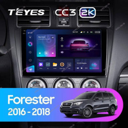 Штатная магнитола Teyes CC3 2K 6/128 Subaru Forester SJ (2015-2018)