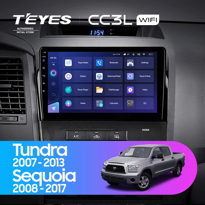 Штатная магнитола Teyes CC3L WiFi 2/32 Toyota Tundra XK50 (2007-2013)