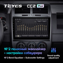 Штатная магнитола Teyes CC2L Plus 2/32 Jeep Compass 1 MK (2006-2010)