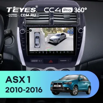 Штатная магнитола Teyes CC4 Pro 360 8/128 Mitsubishi ASX 1 (2010-2016) Тип-A (9")