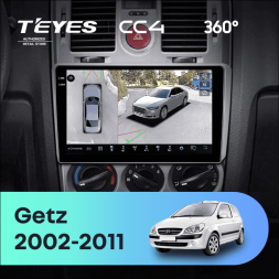Штатная магнитола Teyes CC4 360 8/128 Hyundai Getz (2002-2011) F2