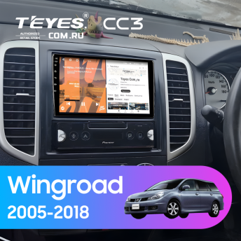 Штатная магнитола Teyes CC3 4/32 Nissan Wingroad 3 Y12 (2005-2018)