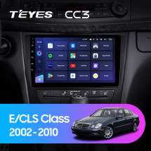 Штатная магнитола Teyes CC3 4/64 Mercedes Benz E-Class S211 W211 CLS-Class C219 (2002-2010)