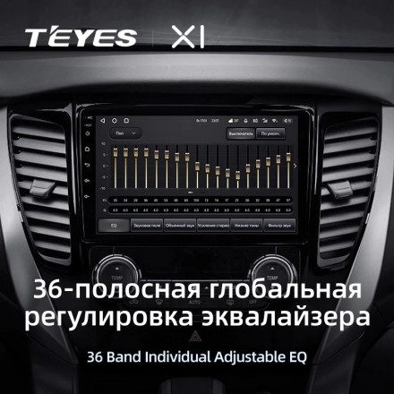 Штатная магнитола Teyes X1 4G 2/32 Mitsubishi Pajero Sport 3 (2016-2018)
