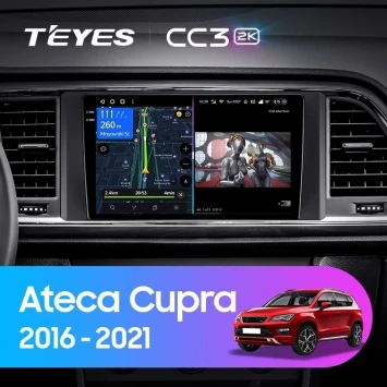 Штатная магнитола Teyes CC3 2K 4/64 Seat Ateca Cupra (2016-2021)