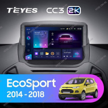 Штатная магнитола Teyes CC3 2K 4/32 Ford Ecosport (2013-2017)