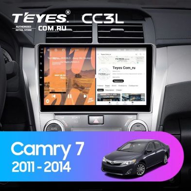Штатная магнитола Teyes CC3L 4/64 Toyota Camry 7 XV 50 55 (2011-2014)