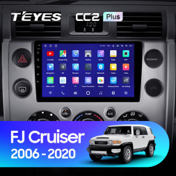 Штатная магнитола Teyes CC2 Plus 4/32 Toyota FJ Cruiser J15 (2006-2020)