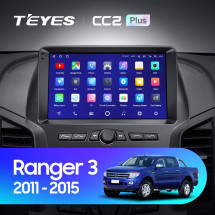 Штатная магнитола Teyes CC2 Plus 6/128 Ford Ranger 3 (2011-2015)
