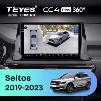 Штатная магнитола Teyes CC4 Pro 360 12/256 KIA Seltos SP2 (2019-2023)