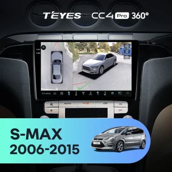 Штатная магнитола Teyes CC4 Pro 360 8/128 Ford S-MAX (2006-2015) F2