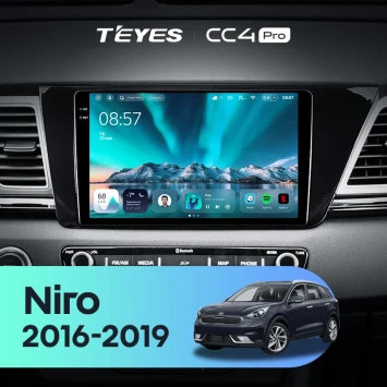 Штатная магнитола Teyes CC4 Pro 12/256 Kia Niro DE (2016-2019)