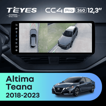 Штатная магнитола Teyes CC4 Pro 12.3" 360 12/256 Nissan Teana (2018-2023)