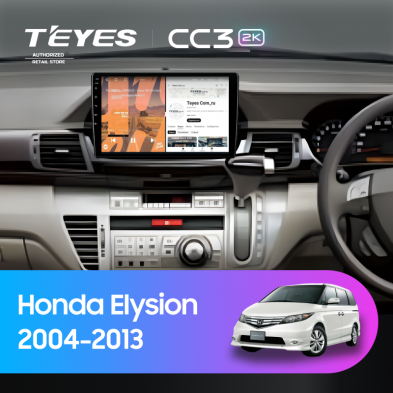 Штатная магнитола Teyes CC3 2K 4/32 Honda Elysion (2004-2013)