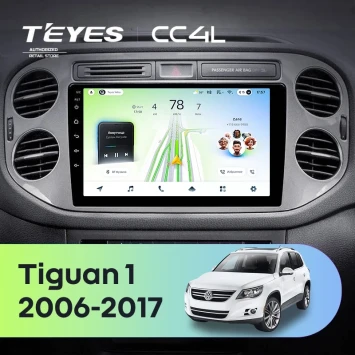Штатная магнитола Teyes CC4L 4/64 Volkswagen Tiguan 1 NF (2006-2011) F2