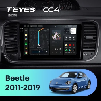Штатная магнитола Teyes CC4 8/128 Volkswagen Beetle A5 (2011-2019)