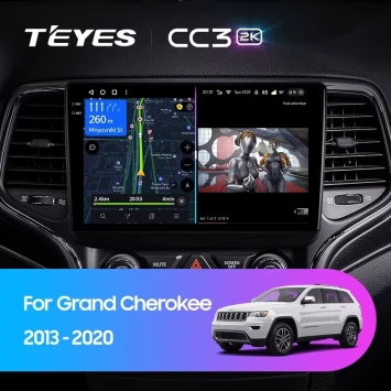 Штатная магнитола Teyes CC3 2K 360 6/128 Jeep Grand Cherokee WK2 (2013-2020) F2