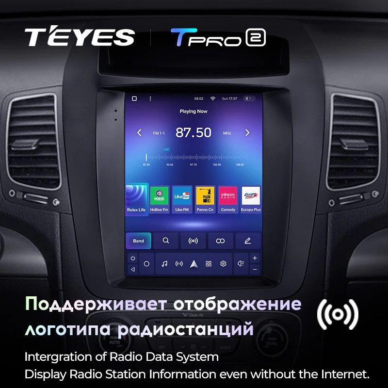 Штатная магнитола Tesla style Teyes TPRO 2 4/64 Kia Sorento 2 XM (2012-2021) HIGH F2