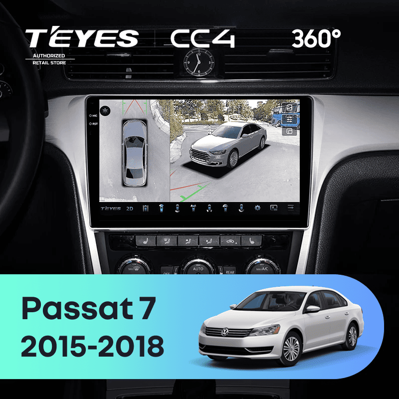 Штатная магнитола Teyes CC4 360 6/64 Volkswagen Passat 7 B7 NMS (2015-2018) F2