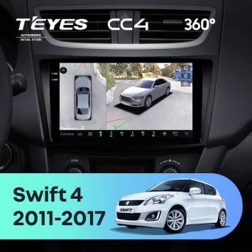 Штатная магнитола Teyes CC4 360 6/64 Suzuki Swift 4 (2011-2017)