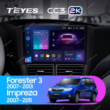 Штатная магнитола Teyes CC3 2K 6/128 Subaru Impreza GH GE (2007-2011)