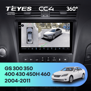 Штатная магнитола Teyes CC4 360 6/64 Lexus GS300 350 400 430 450h 460 (2004-2011)